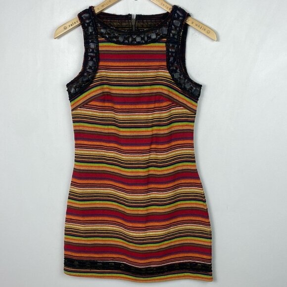 Free People Tapestry Shift Dress‎ Striped PLL Size 0 New Romantics Pretty Liars - Picture 14 of 15